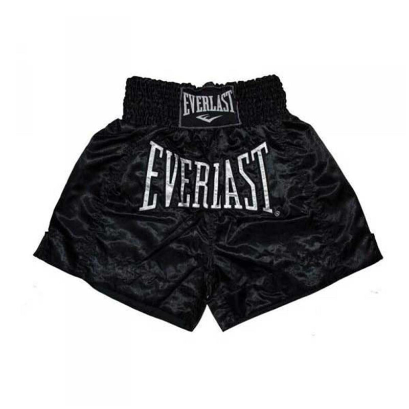 Everlast EM6 Mens Thai Boxing Short, Black