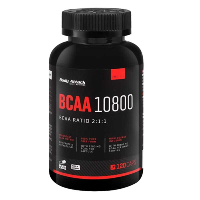 Body Attack BCAA 10800, 120 Kapseln