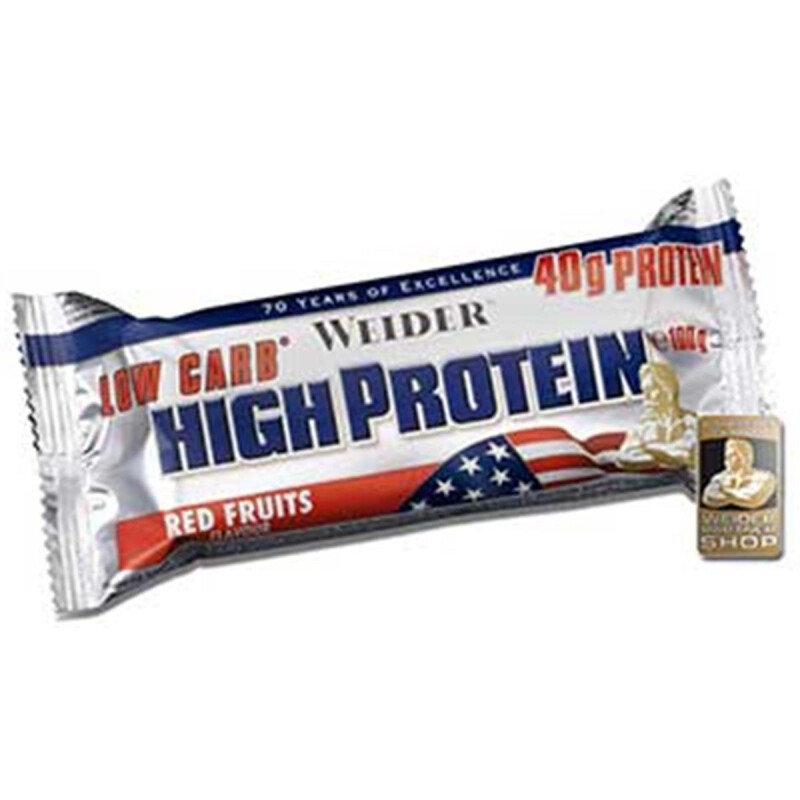 Weider Low Carb High Protein Bar, 50g Peanut Butter-Caramel