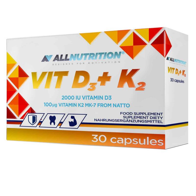 Allnutrition VIT D3 + K2, 30 Kapseln