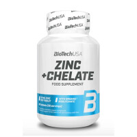 BioTech USA Zinc + Chelat, 60 Tabletten
