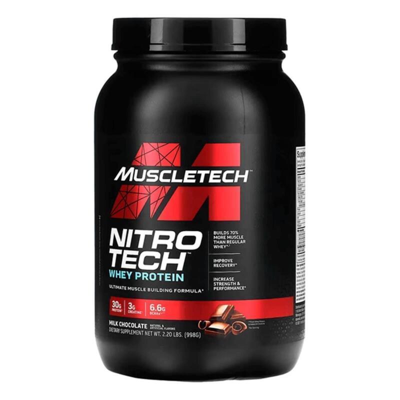 MuscleTech NitroTech Whey Protein, 908g