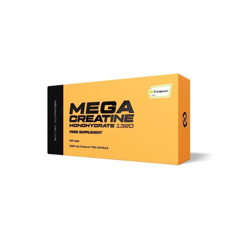 Scitec Nutrition Mega Creatine Monohydrate 1320, 120 Kapseln (Creapure)