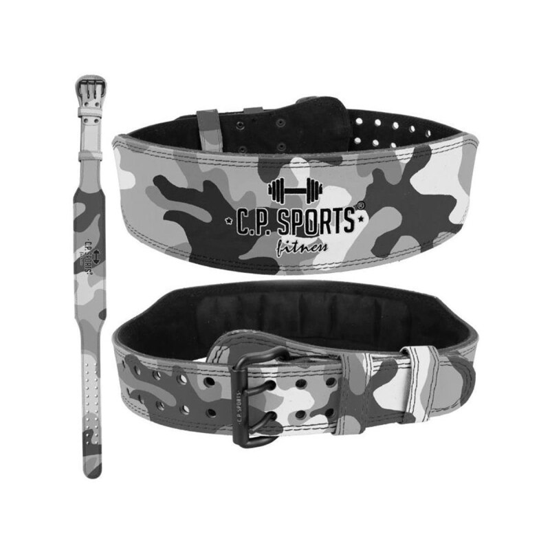 C.P. Sports Gewichthebergürtel Komfort - Camo Grey XL