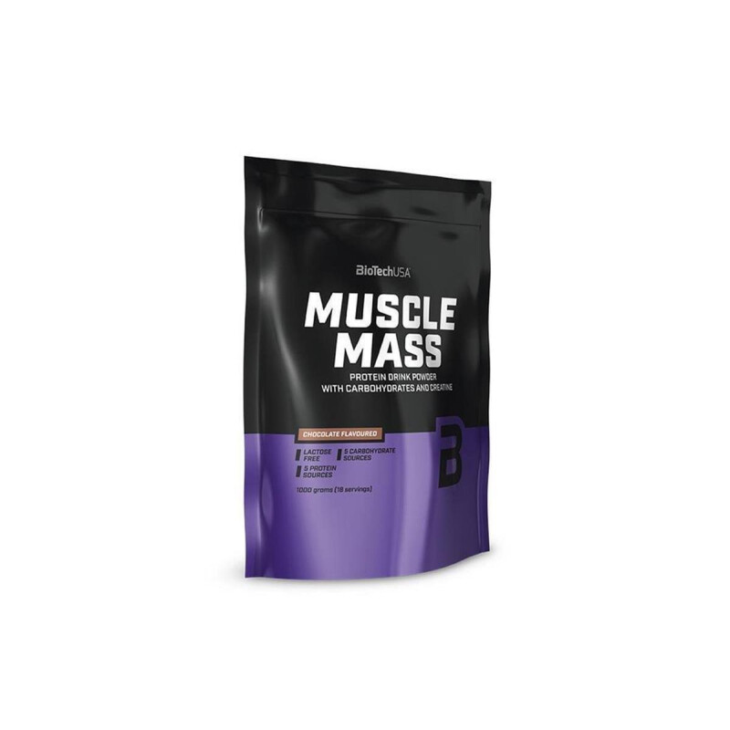 BioTech USA Muscle Mass, 1000 g Vanille