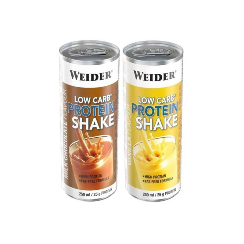 Weider Low Carb Protein Shake, 250ml Vanille