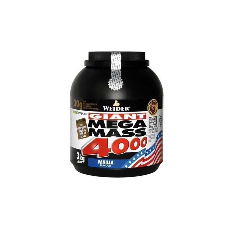 Weider Mega Mass 4000, 3kg Pulver Vanille